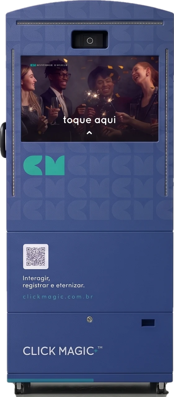 Totem de fotos com o PrismBooth
